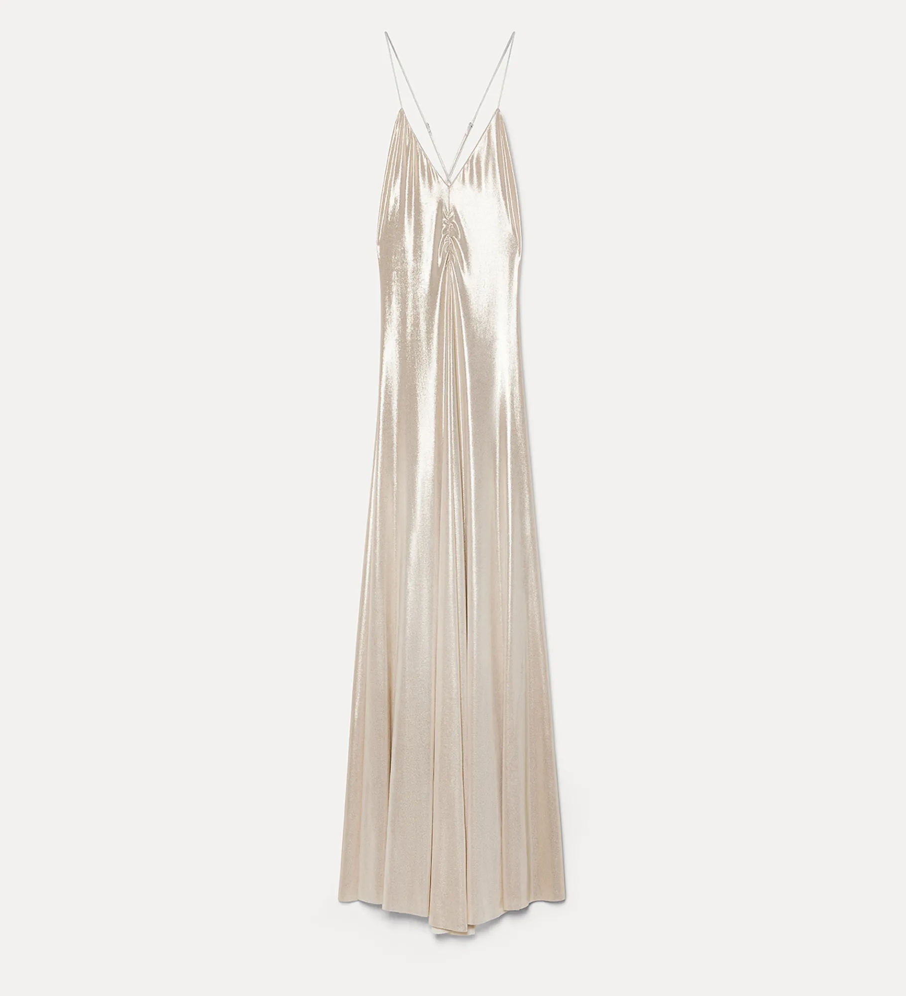 Online forte_forte abito chic in jersey laminato silver