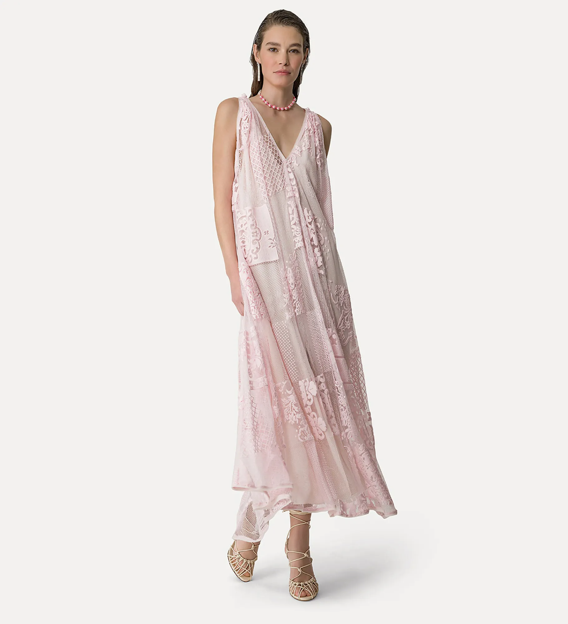 Online forte_forte abito in pizzo oyster