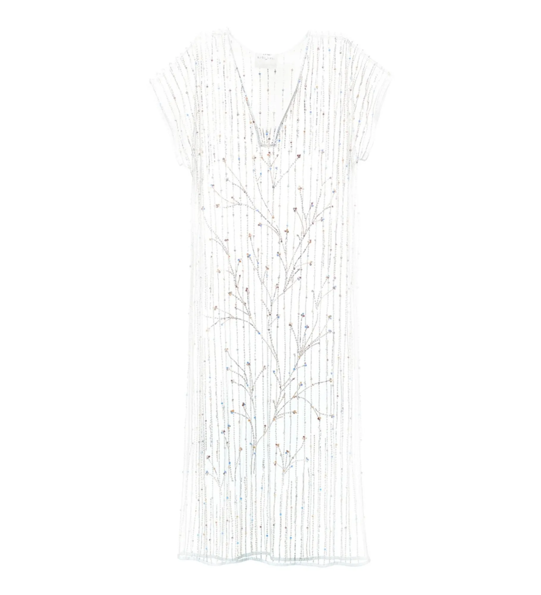 Best forte_forte abito in tulle con ricamo “firefly” firefly