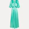 Best forte_forte abito mezza manica elegante azzurro breeze