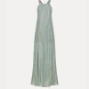 Online forte_forte abito scollo quadrato in jersey lurex acqua