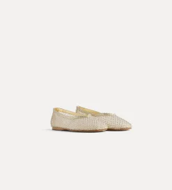 Discount forte_forte ballerina rete strass stone