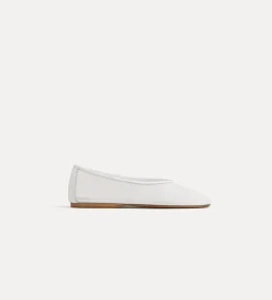 Outlet forte_forte ballerine in tulle bianco