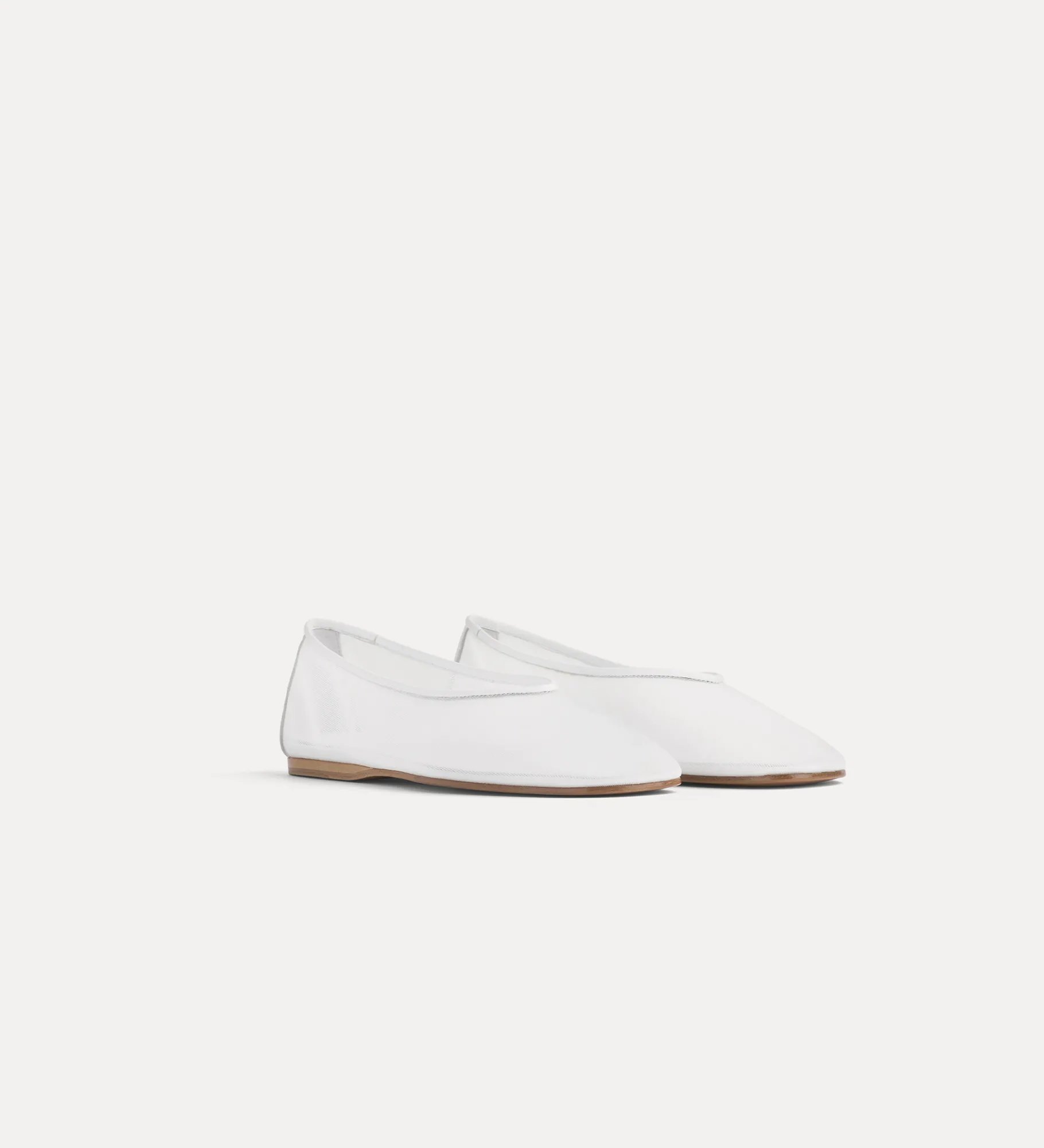 Outlet forte_forte ballerine in tulle bianco