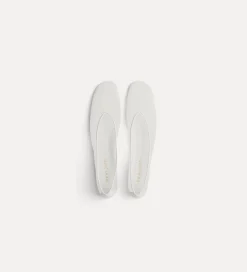 Outlet forte_forte ballerine in tulle bianco
