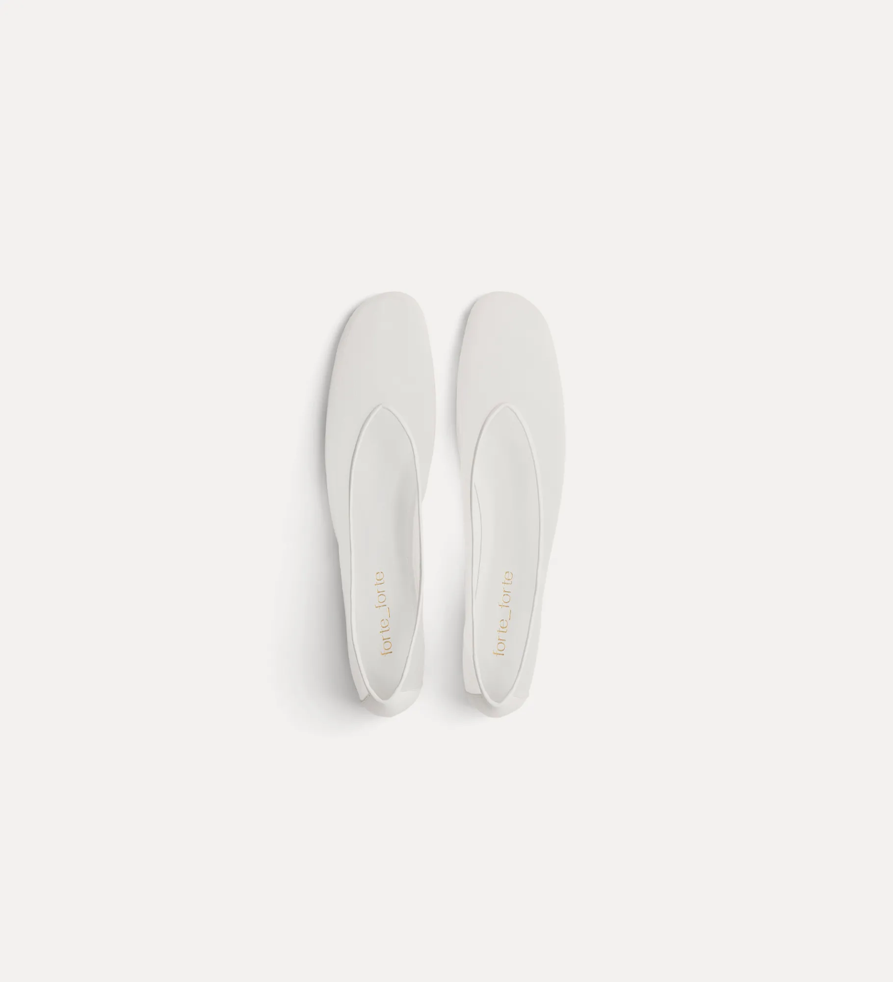 Outlet forte_forte ballerine in tulle bianco