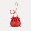 Hot forte_forte borsa secchiello pelle morbida orange