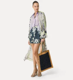 Best forte_forte borsa shopper in pelle e crochet nuit