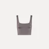 Sale forte_forte bralette in jersey lucido grigio lava