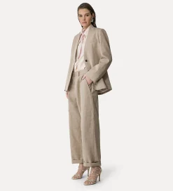 Fashion forte_forte camicia boxy fit in popeline oyster