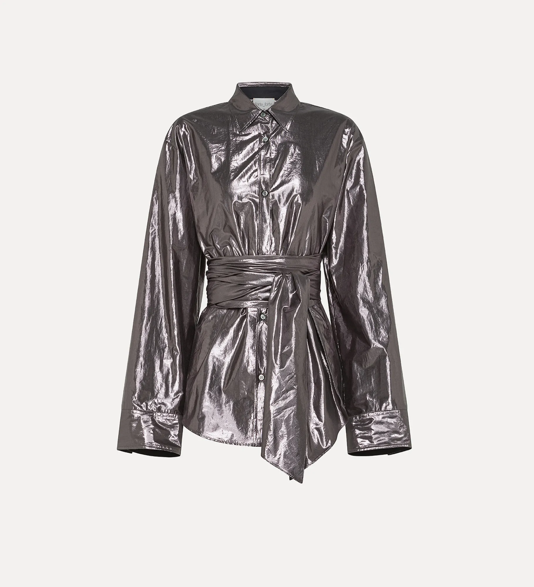 Best forte_forte camicia con nodo ombra