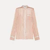 Online forte_forte camicia coreana a righe pistillo