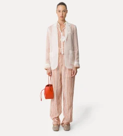 Online forte_forte camicia coreana a righe pistillo