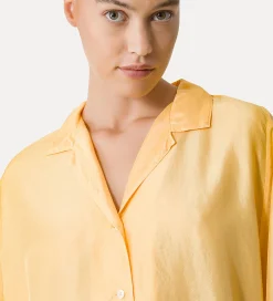 New forte_forte camicia essential in seta habotai sole