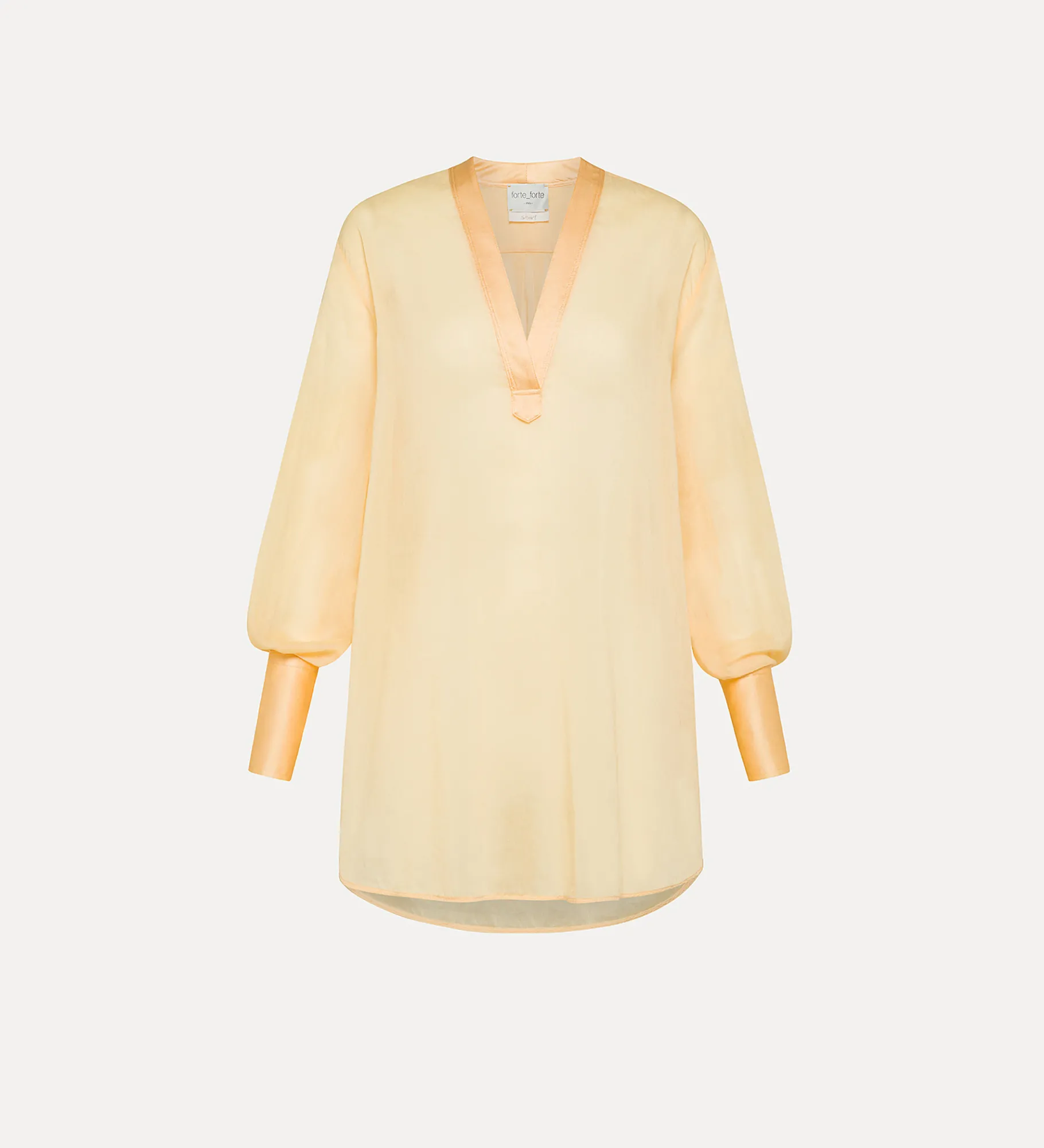 Online forte_forte camicia in lino e seta sole