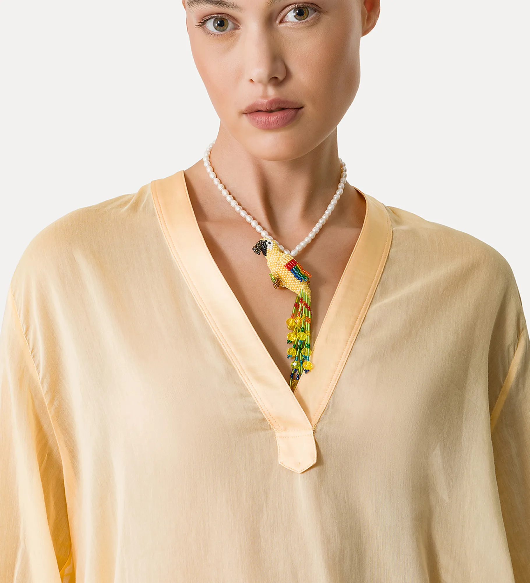 Online forte_forte camicia in lino e seta sole