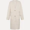 New forte_forte cappotto in lana ivory