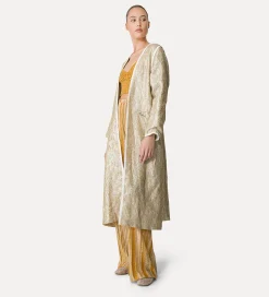 Outlet forte_forte cappotto jacquard lurex “twinkle” gold