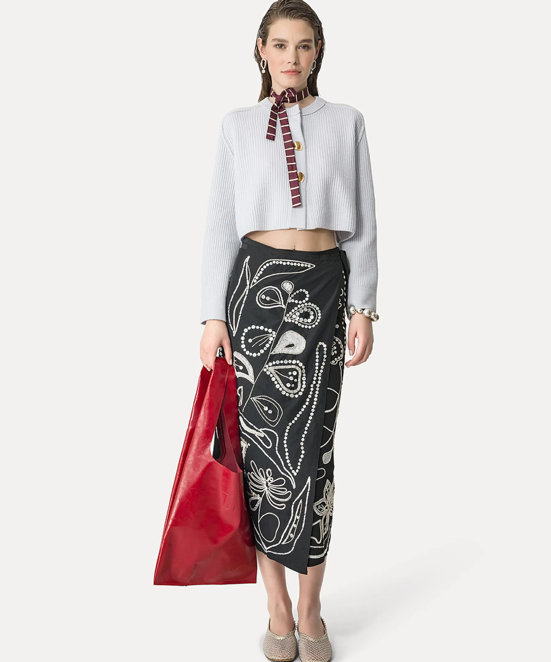 Best forte_forte cardigan cropped luna