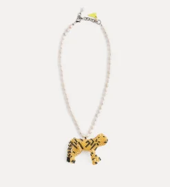 Best forte_forte collier “imaginary tiger” gold tiger