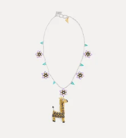 Hot forte_forte collier the “fantastic giraffe” gold giraffe