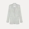 Sale forte_forte giacca in cotone estiva donna madreperla