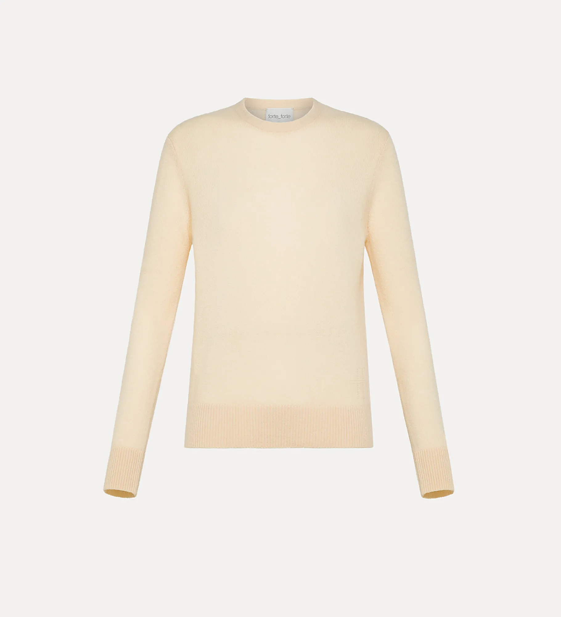 Outlet forte_forte girocollo cashmere lana mou