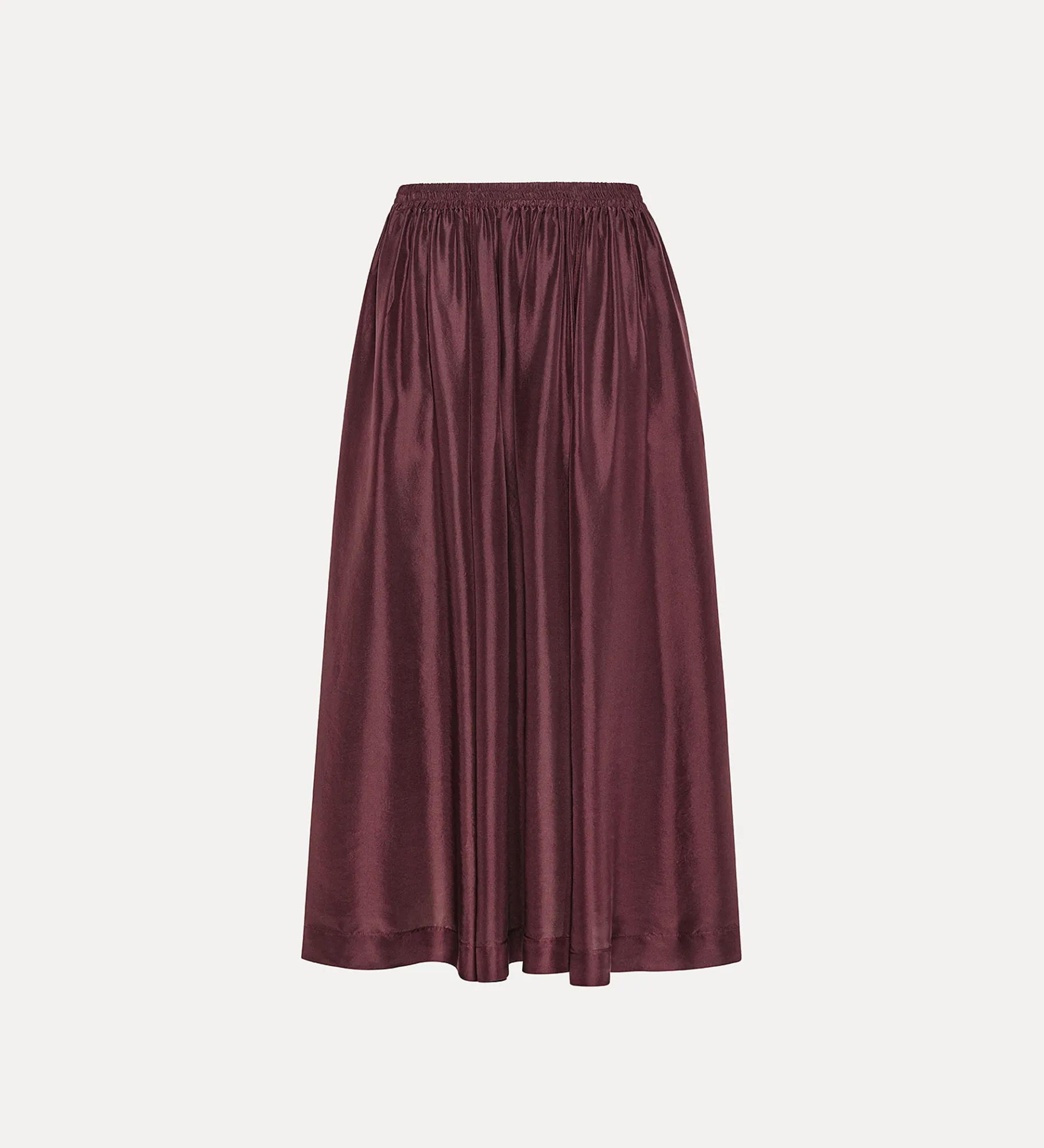 Outlet forte_forte gonna in seta essential black orchid