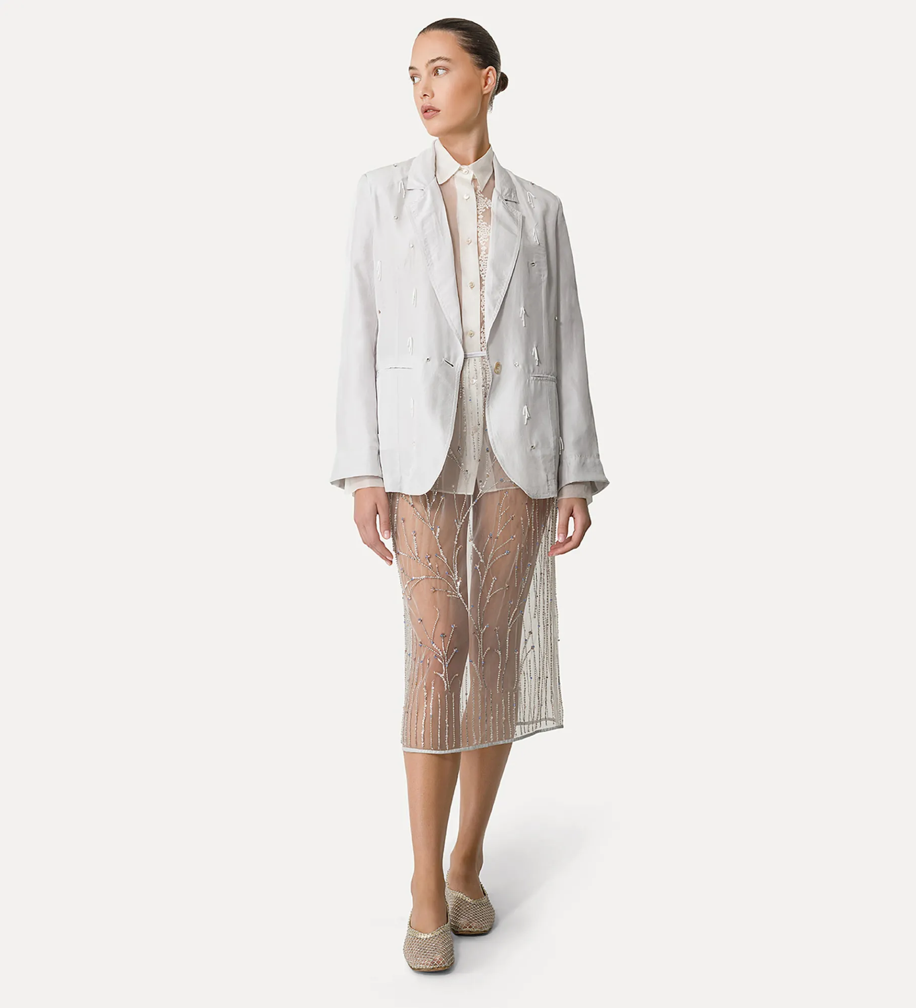 Clearance forte_forte gonna tulle ricamo “firefly” firefly