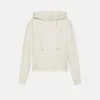 Fashion forte_forte hoodie essential felpa diagonale cotone ivory