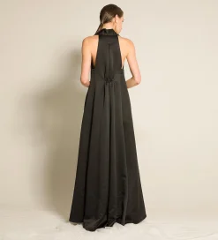 Sale forte_forte l’abito couture in contemporary duchesse nero