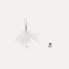 Outlet forte_forte orecchini a piuma con strass piuma