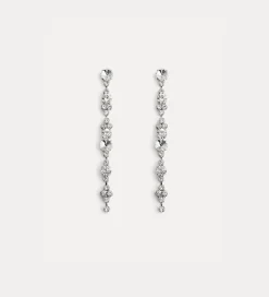 Hot forte_forte orecchini pendente con strass crystal