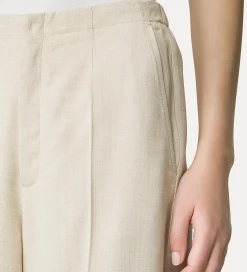 Best forte_forte pantalone flat front dune