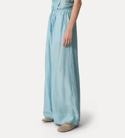 New forte_forte pantalone in seta con coulisse acqua