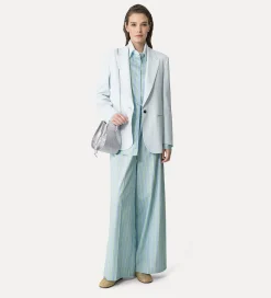 Clearance forte_forte pantalone palazzo cotone nuage