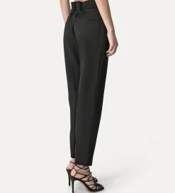 Outlet forte_forte pantalone tapered nero