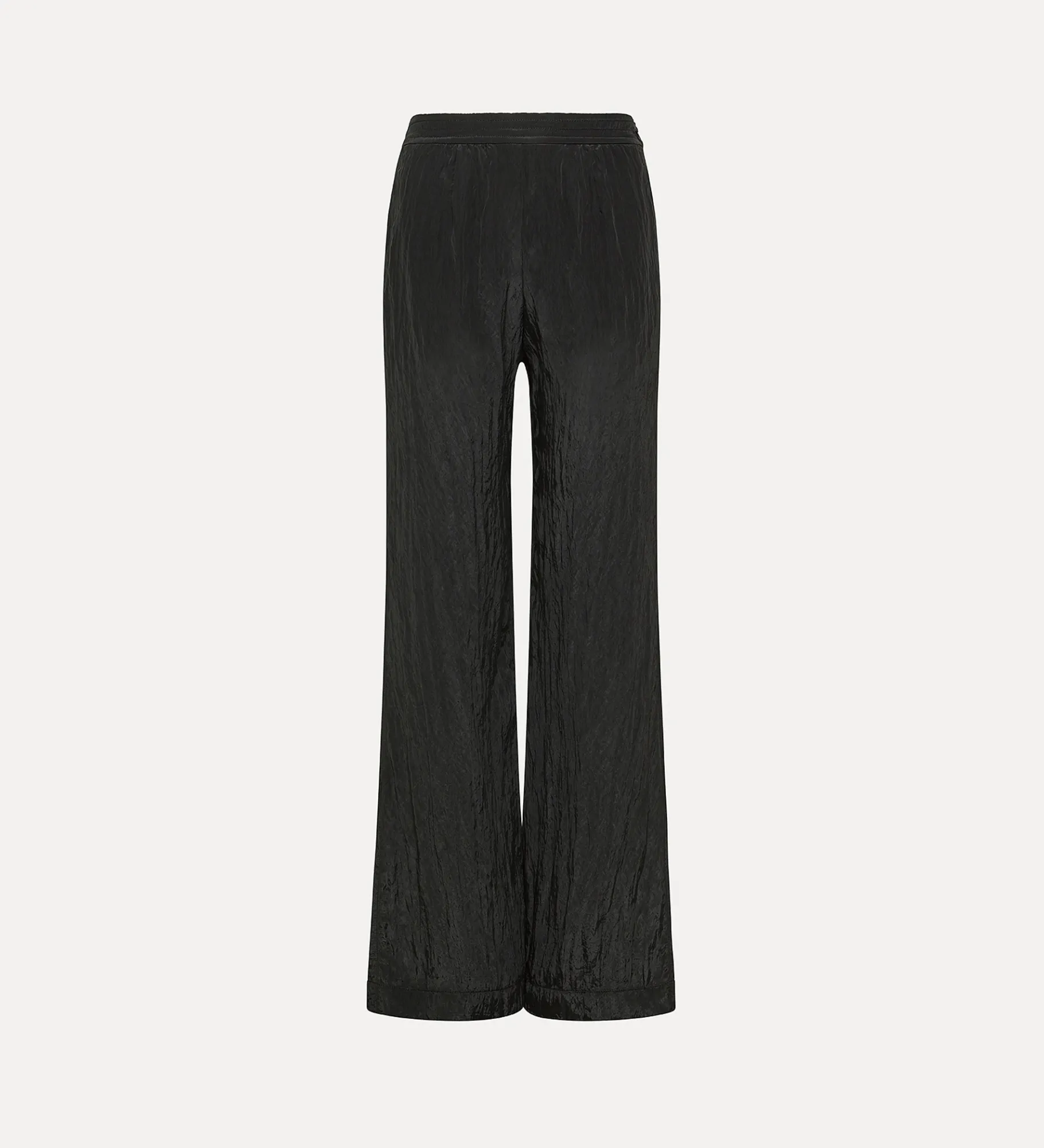 Clearance forte_forte pantaloni flared in satin noir
