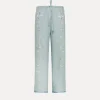 Hot forte_forte pantaloni lino coulisse donna acqua