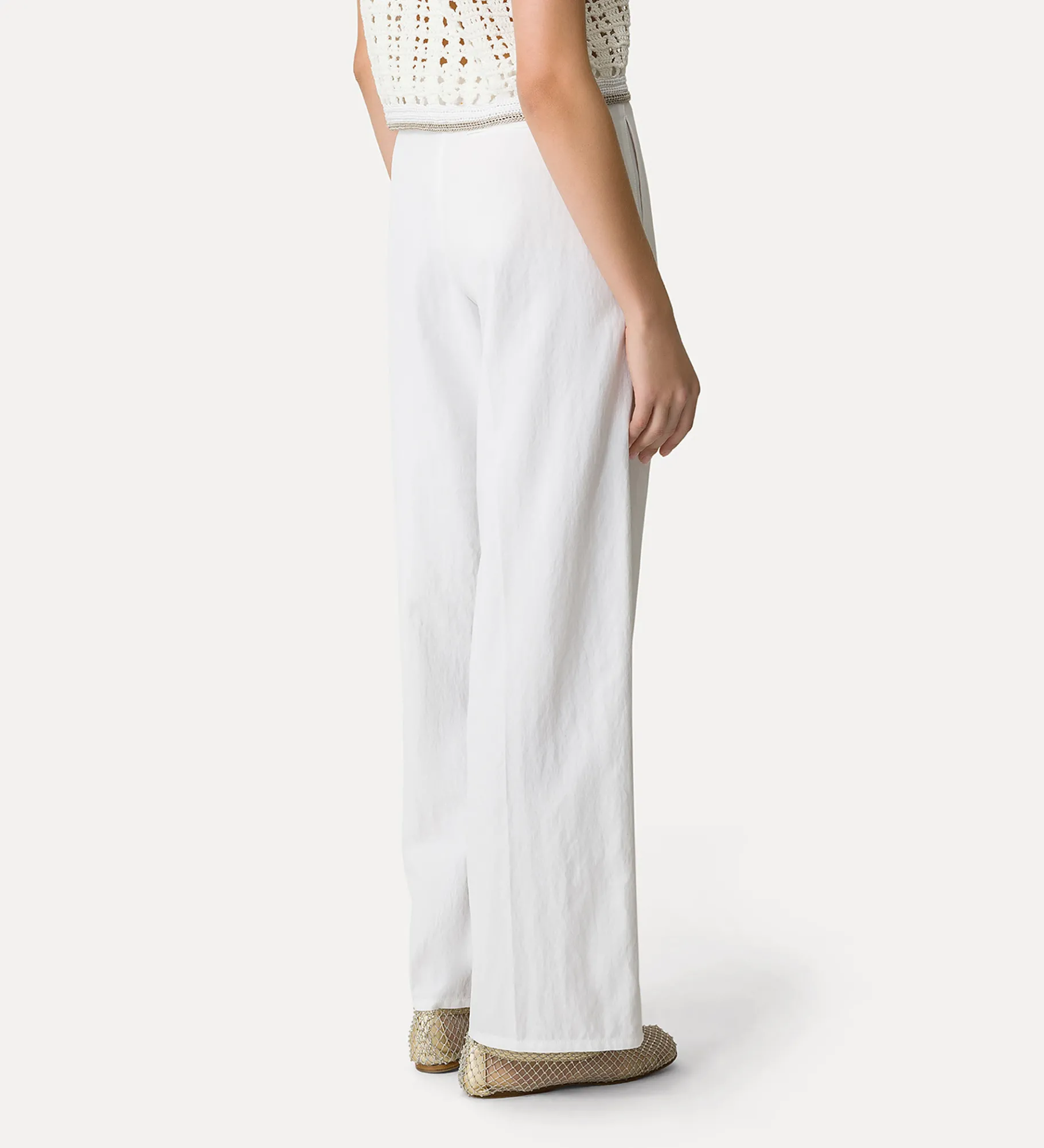 New forte_forte pantaloni straight giglio