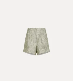 Hot forte_forte shorts in jacquard lurex twinkle