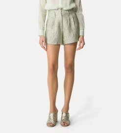 Hot forte_forte shorts in jacquard lurex twinkle