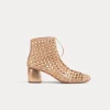 Online forte_forte stivaletto chic intrecciato a mano rose gold