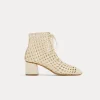 Online forte_forte stivaletto chic intrecciato a mano ivory