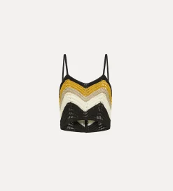 Clearance forte_forte top all'uncinetto fatto a mano bamboo