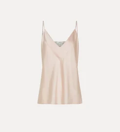Online forte_forte top in raso di seta oyster