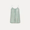 Outlet forte_forte top lurex acqua